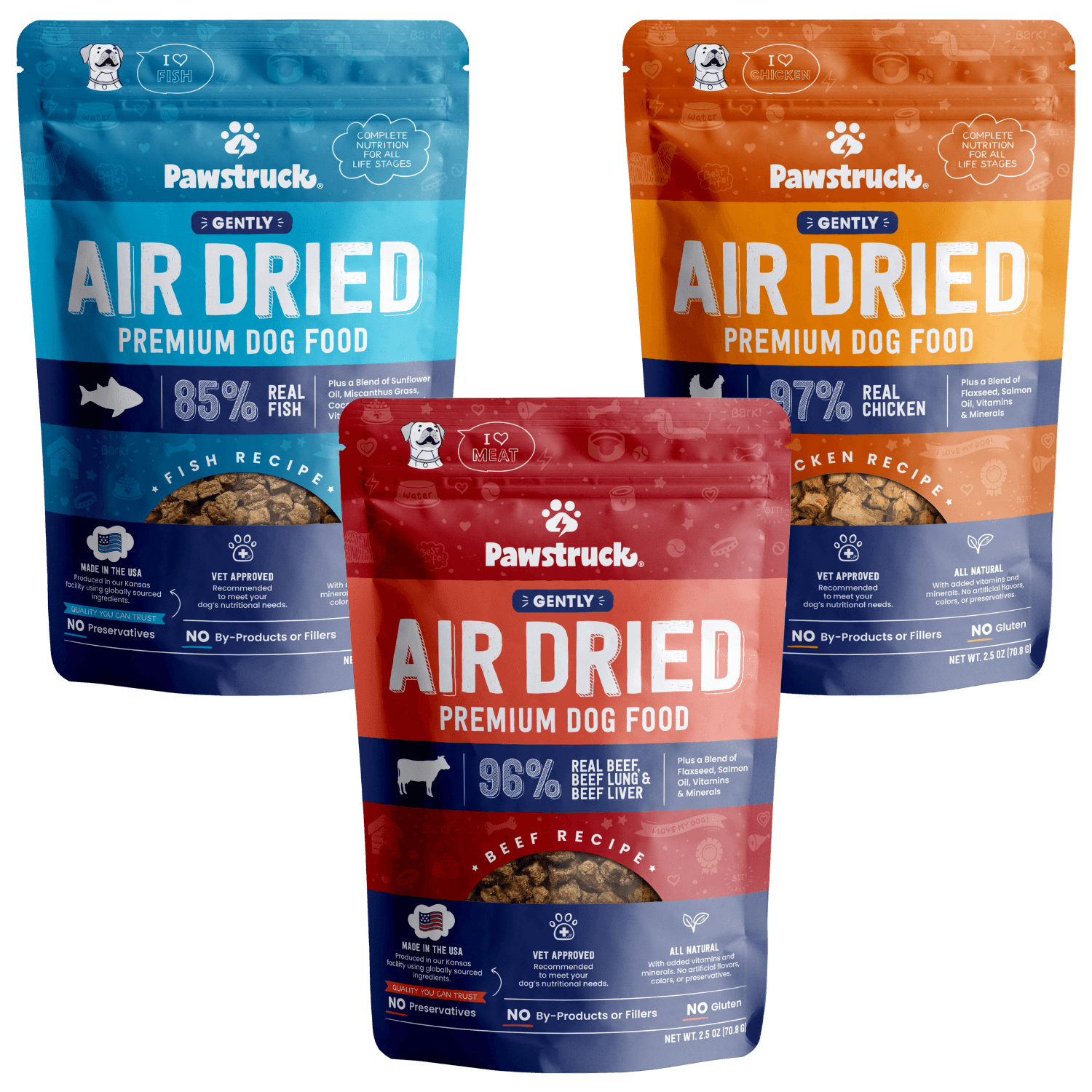 Real Meat Air-Dried Beef Dog Food 5 lbs