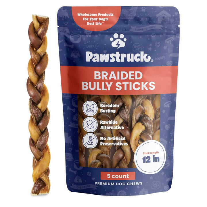 Pawstruck Braided Bully Sticks