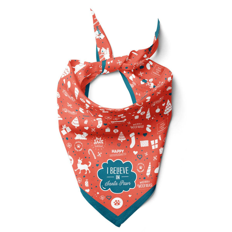 Reversible Holiday Dog Bandana