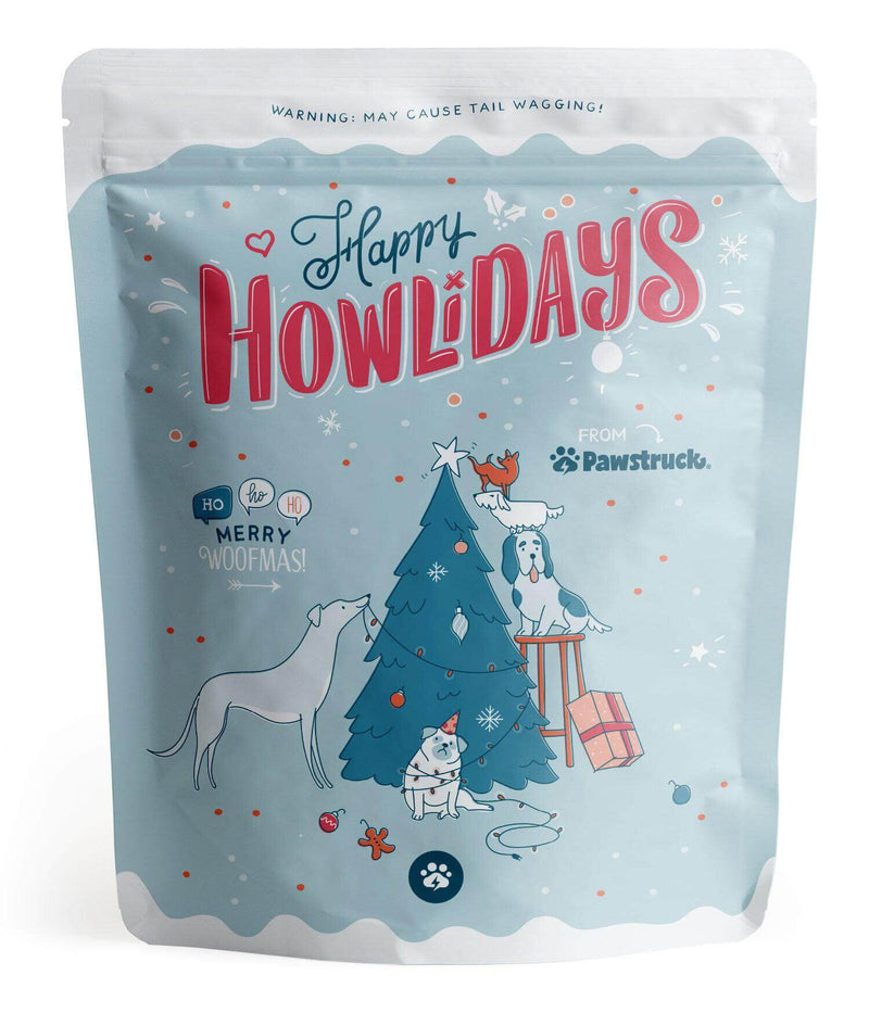 An image of the Pawliday gift bag which reads, &