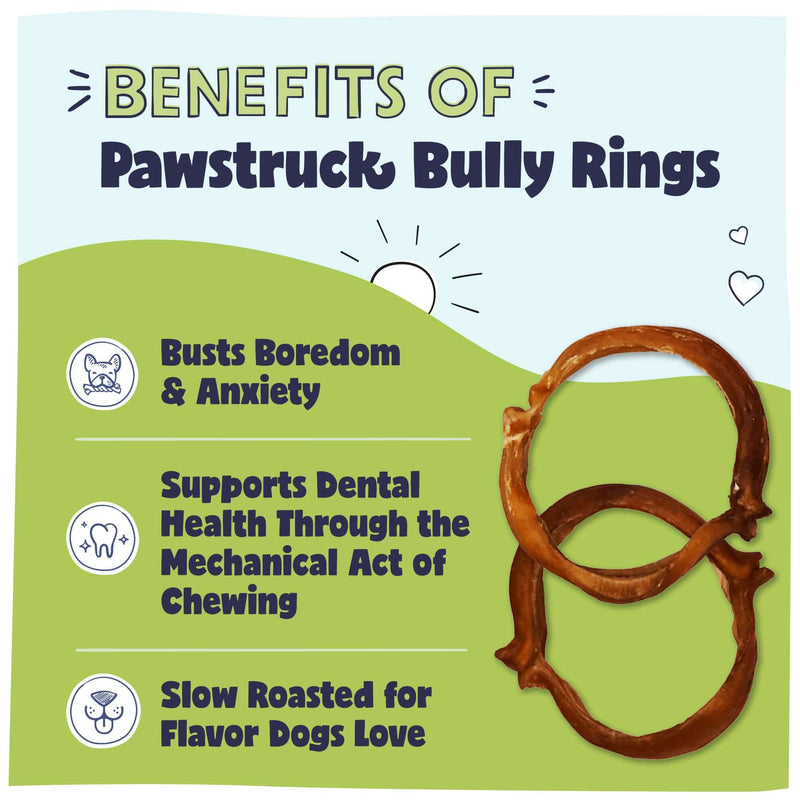 3.5" Bully Stick Rings