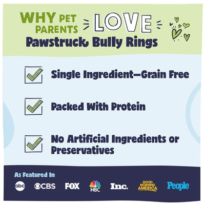 Why pet parents love the Pawstruck Bully Stick Rings