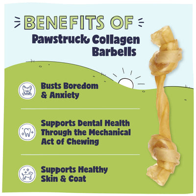 A list of Benefits of Pawstruck Collagen Barbells 